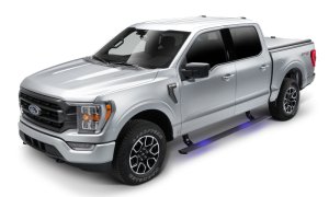 Ford F-150 Running Board - AMP Research - PowerStep Plug N Play - Black - `21-`25 Ford F-150 Running Board - AMP Research - PowerStep Plug N Play - Black - `21-`25